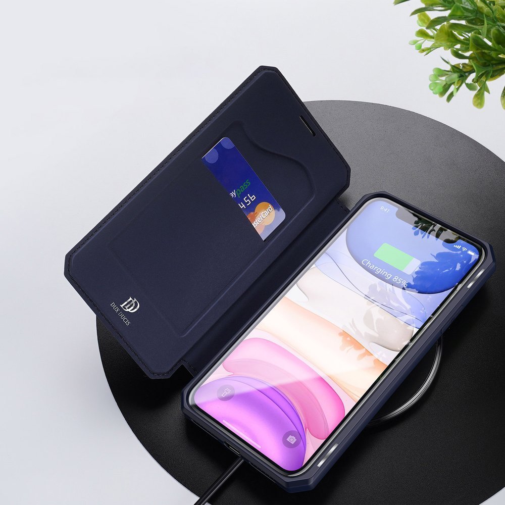 Peněženkové pouzdro Dux Ducis Skin X modré – Apple iPhone 11 | Levné Kryty | Levné Kryty | Levné Kryty