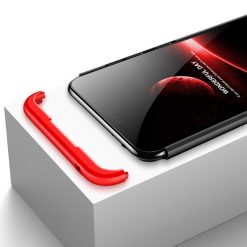 Oboustranné pouzdro 360 Full body protection červeno-černé – Huawei Y7 2019 | Levné Kryty | Levné Kryty | Levné Kryty