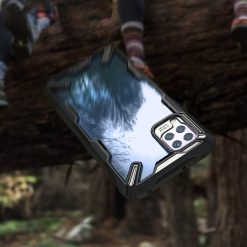 Odolný kryt Ringke Fusion X transparentno-černý – Huawei P40 Lite | Levné Kryty | Levné Kryty | Levné Kryty