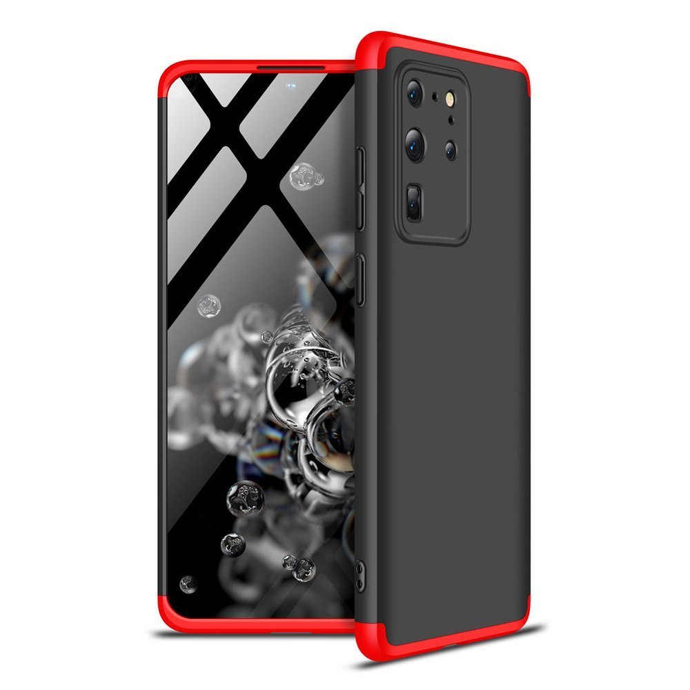 Oboustranné pouzdro 360 Full body protection černo-červené – Samsung Galaxy S20 Ultra | Levné Kryty | Levné Kryty | Levné Kryty