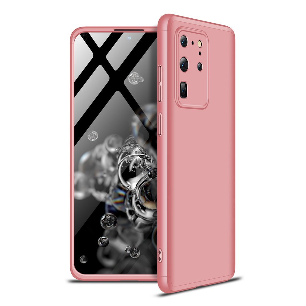 Oboustranné pouzdro 360 Full body protection růžové – Samsung Galaxy S20 Ultra | Levné Kryty | Levné Kryty | Levné Kryty