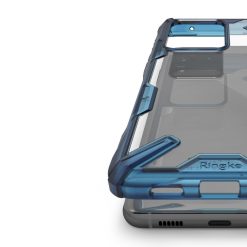 Odolný kryt Ringke Fusion X transparentno-modrý – Samsung Galaxy S20 Ultra | Levné Kryty | Levné Kryty | Levné Kryty