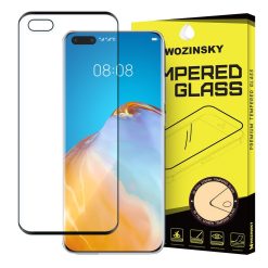 Tvrzené sklo celopovrchové 9H Wozinsky černé – Huawei P40