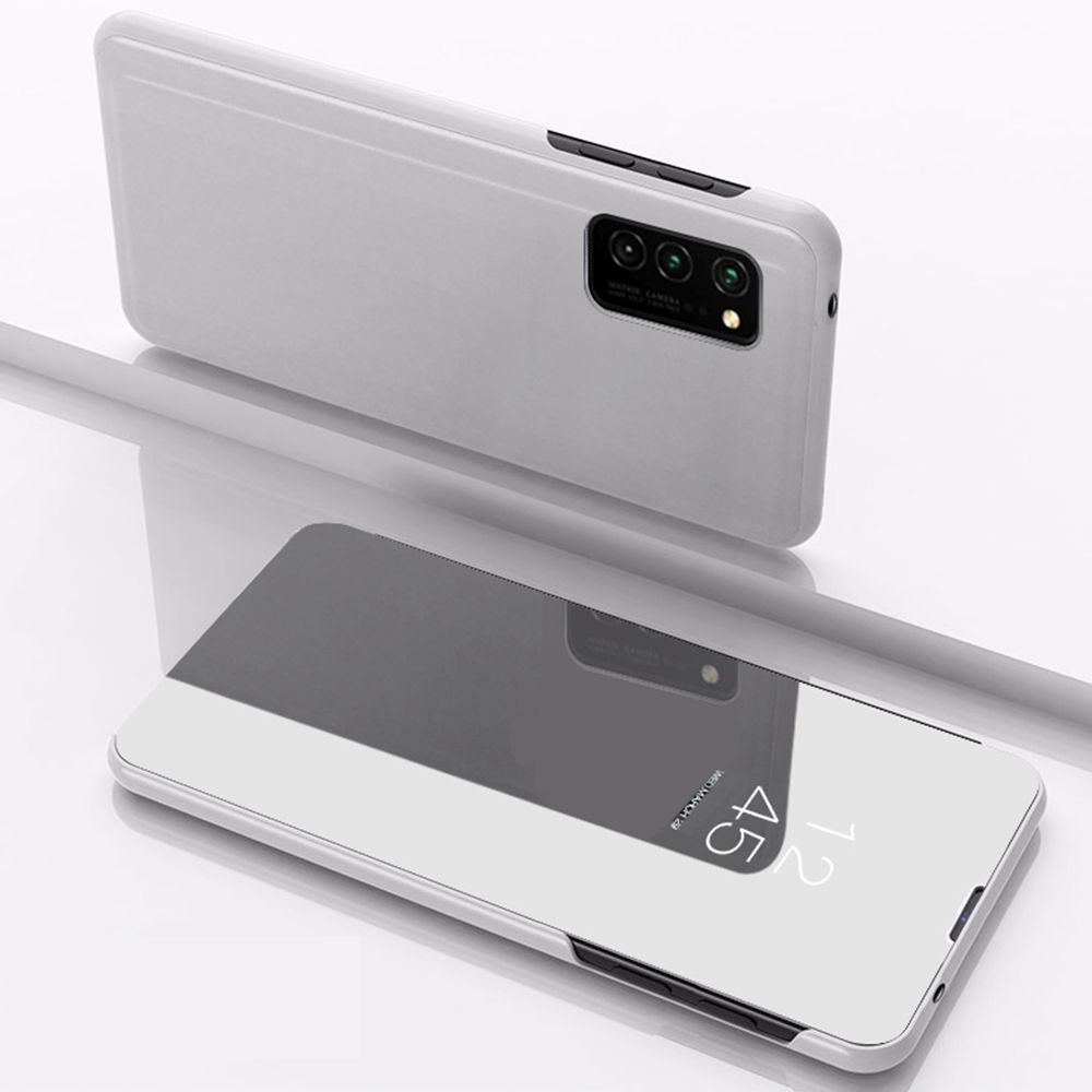 Průhledný kryt Clear View Case stříbrný – Xiaomi Mi Note 10 Lite | Levné Kryty | Levné Kryty | Levné Kryty