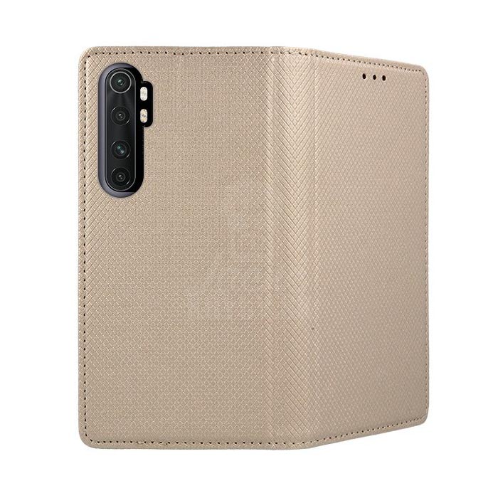 Knížkové pouzdro Smart Case Book zlaté – Xiaomi Mi Note 10 Lite | Levné Kryty | Levné Kryty | Levné Kryty