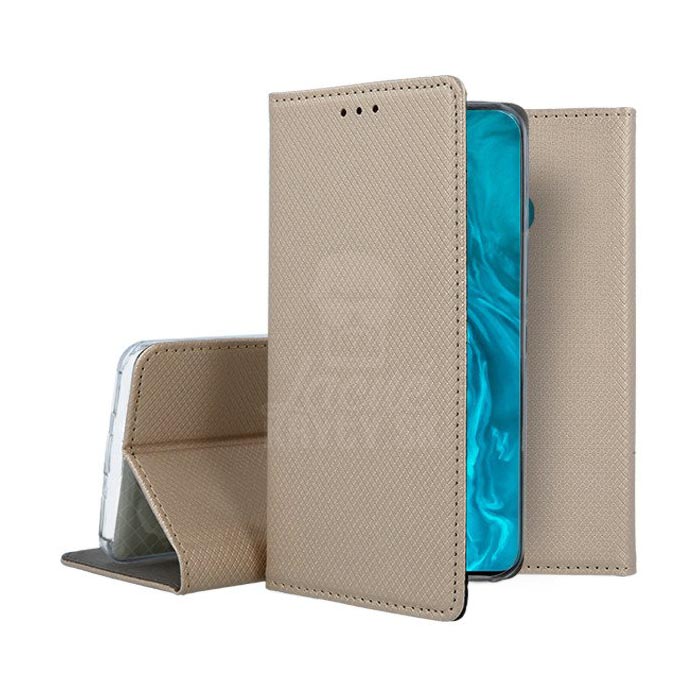 Knížkové pouzdro Smart Case Book zlaté – Honor 9X Lite