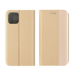 Peněženkové pouzdro Smart Senso zlaté – Huawei P40 Lite | Levné Kryty | Levné Kryty | Levné Kryty