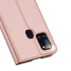 Peněženkové pouzdro Dux Ducis Skin Pro růžové – Samsung Galaxy A21s | Levné Kryty | Levné Kryty | Levné Kryty