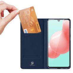 Peněženkové pouzdro Dux Ducis Skin Pro modré – Samsung Galaxy A41 | Levné Kryty | Levné Kryty | Levné Kryty