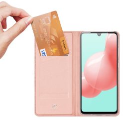 Peněženkové pouzdro Dux Ducis Skin Pro růžové – Samsung Galaxy A41 | Levné Kryty | Levné Kryty | Levné Kryty