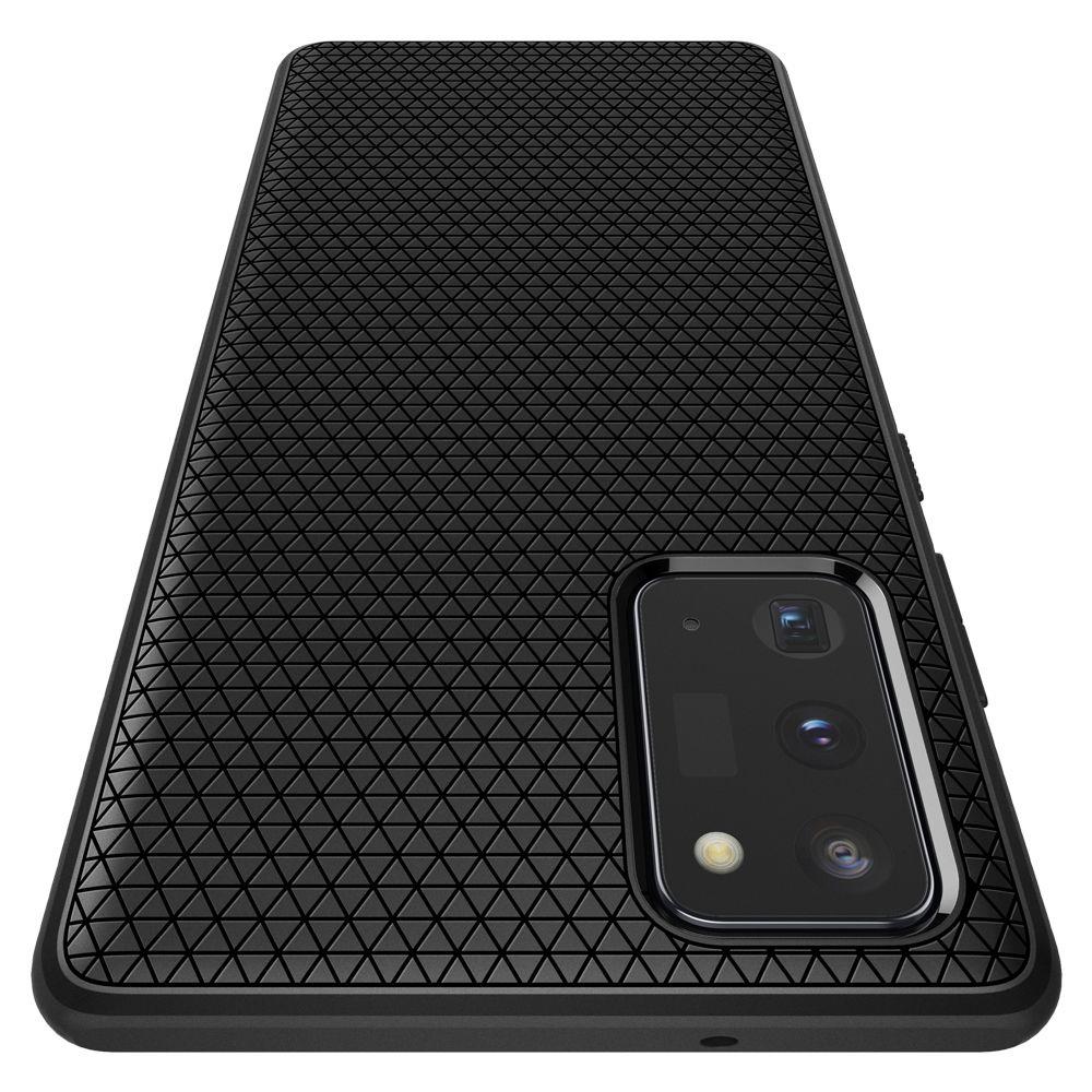 Zadní kryt Spigen Liquid Air Matte Black – Samsung Galaxy Note 20 | Levné Kryty | Levné Kryty | Levné Kryty