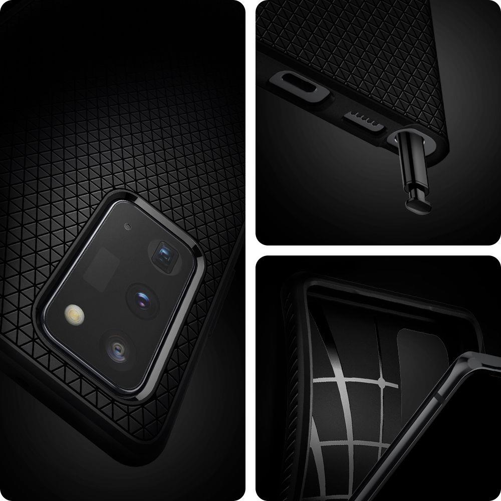 Zadní kryt Spigen Liquid Air Matte Black – Samsung Galaxy Note 20 | Levné Kryty | Levné Kryty | Levné Kryty