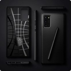 Zadní kryt Spigen Liquid Air Matte Black – Samsung Galaxy Note 20 | Levné Kryty | Levné Kryty | Levné Kryty