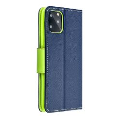 Peněženkové pouzdro Fancy Book modro-limetkové – Apple iPhone 12 Pro Max | Levné Kryty | Levné Kryty | Levné Kryty