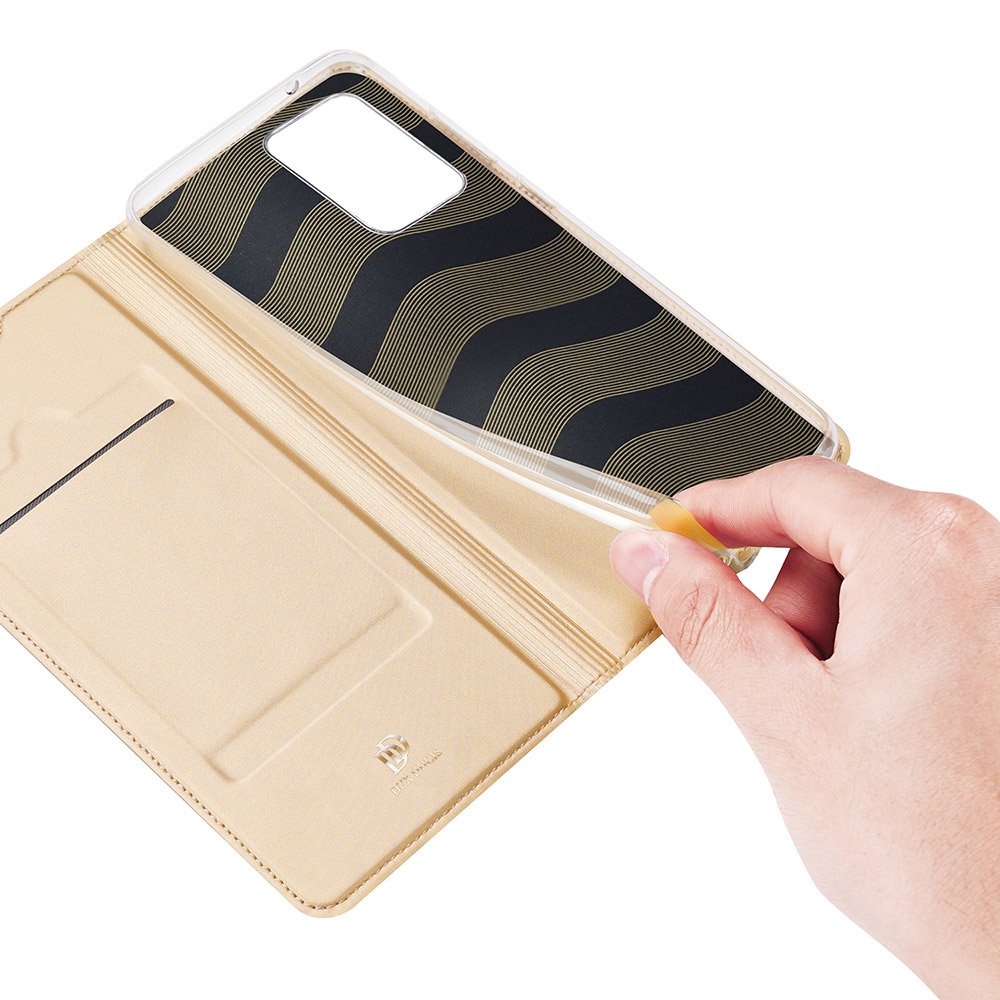 Peněženkové pouzdro Dux Ducis Skin Pro zlaté – Samsung Galaxy Note 20 Ultra | Levné Kryty | Levné Kryty | Levné Kryty
