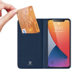 Peněženkové pouzdro Dux Ducis Skin Pro modré – Apple iPhone 12 Mini | Levné Kryty | Levné Kryty | Levné Kryty