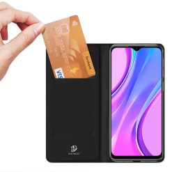 Peněženkové pouzdro Dux Ducis Skin Pro černé – Xiaomi Redmi 9 | Levné Kryty | Levné Kryty | Levné Kryty