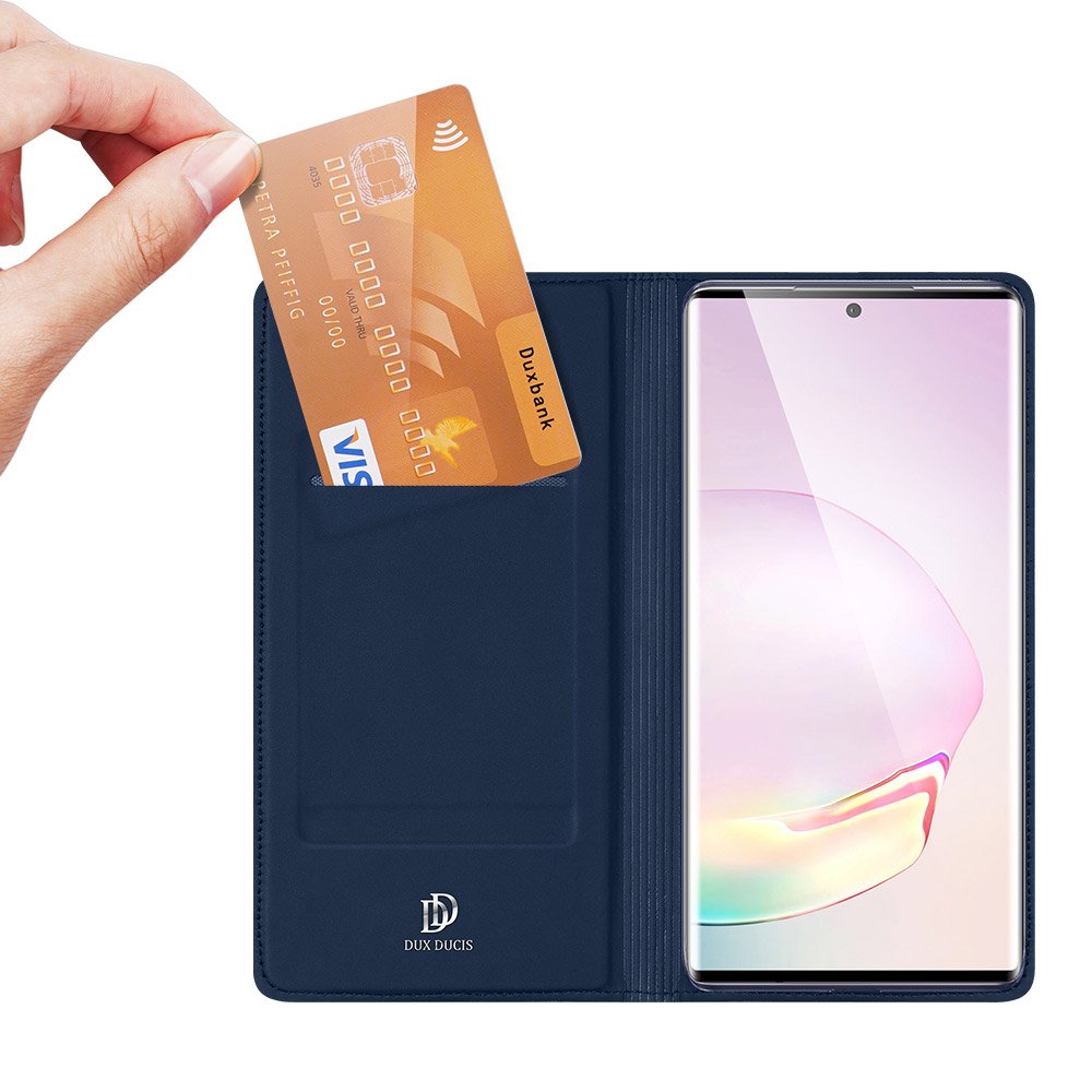 Peněženkové pouzdro Dux Ducis Skin Pro modré – Samsung Galaxy Note 20 | Levné Kryty | Levné Kryty | Levné Kryty