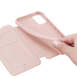 Peněženkové pouzdro Dux Ducis Skin X růžové – Samsung Galaxy A41 | Levné Kryty | Levné Kryty | Levné Kryty