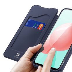 Peněženkové pouzdro Dux Ducis Skin X modré – Samsung Galaxy A41 | Levné Kryty | Levné Kryty | Levné Kryty