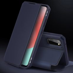 Peněženkové pouzdro Dux Ducis Skin X modré – Samsung Galaxy A41 | Levné Kryty | Levné Kryty | Levné Kryty