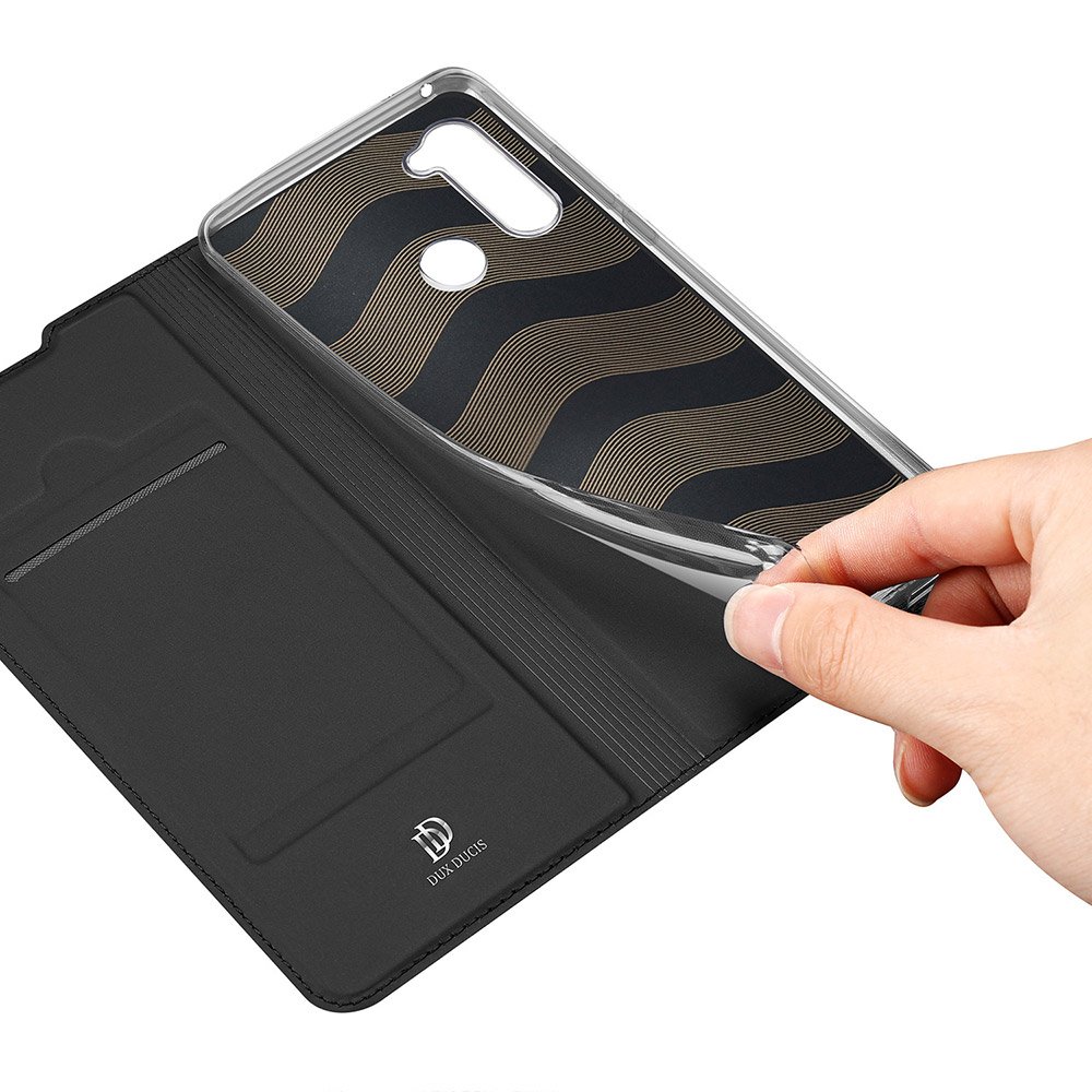 Peněženkové pouzdro Dux Ducis Skin Pro černé – Motorola Moto G Pro | Levné Kryty | Levné Kryty | Levné Kryty