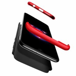 Ochranný kryt 360 Protection černo-červený – Xiaomi Redmi Note 9S / Redmi Note 9 Pro | Levné Kryty | Levné Kryty | Levné Kryty