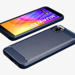Alternative view of Zadní kryt Carbon modrý – Huawei Y5p