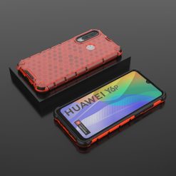 Odolný kryt Honeycomb Armor červený – Huawei Y6p | Levné Kryty | Levné Kryty | Levné Kryty