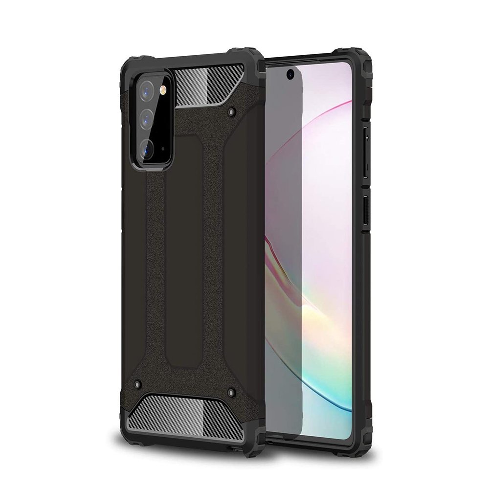 Odolný kryt Hybrid Armor černý – Samsung Galaxy Note 20 | Levné Kryty | Levné Kryty | Levné Kryty