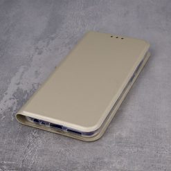 Knížkové pouzdro Smart Skin zlaté – Xiaomi Redmi Note 9 | Levné Kryty | Levné Kryty | Levné Kryty