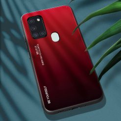 Skleněný kryt Gradient glass červeno-černý – Samsung Galaxy A21s | Levné Kryty | Levné Kryty | Levné Kryty