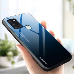 Skleněný kryt Gradient glass modro-černý – Samsung Galaxy A21s | Levné Kryty | Levné Kryty | Levné Kryty