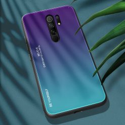 Skleněný kryt Gradient glass fialovo-modrý – Xiaomi Redmi 9 | Levné Kryty | Levné Kryty | Levné Kryty