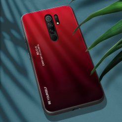Skleněný kryt Gradient glass červeno-černý – Xiaomi Redmi 9 | Levné Kryty | Levné Kryty | Levné Kryty