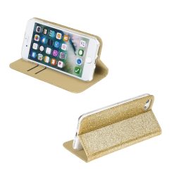 Pouzdro Shining Book zlaté – Apple iPhone 12 Mini | Levné Kryty | Levné Kryty | Levné Kryty