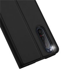 Peněženkové pouzdro Dux Ducis Skin Pro černé – Sony Xperia 5 II | Levné Kryty | Levné Kryty | Levné Kryty