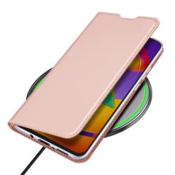 Peněženkové pouzdro Dux Ducis Skin Pro růžové – Samsung Galaxy M31s | Levné Kryty | Levné Kryty | Levné Kryty