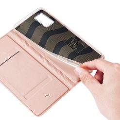 Peněženkové pouzdro Dux Ducis Skin Pro růžové – Samsung Galaxy M31s | Levné Kryty | Levné Kryty | Levné Kryty
