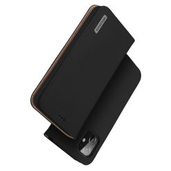 Kožené peněženkové pouzdro Dux Ducis Wish černé – Apple iPhone 12 Mini | Levné Kryty | Levné Kryty | Levné Kryty