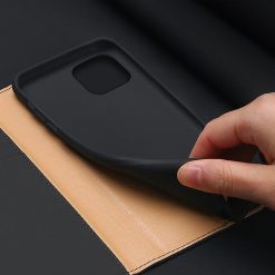 Kožené peněženkové pouzdro Dux Ducis Wish černé – Apple iPhone 12 Mini | Levné Kryty | Levné Kryty | Levné Kryty