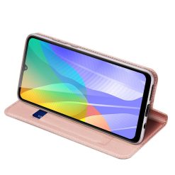 Peněženkové pouzdro Dux Ducis Skin Pro růžové – Huawei Y6p | Levné Kryty | Levné Kryty | Levné Kryty