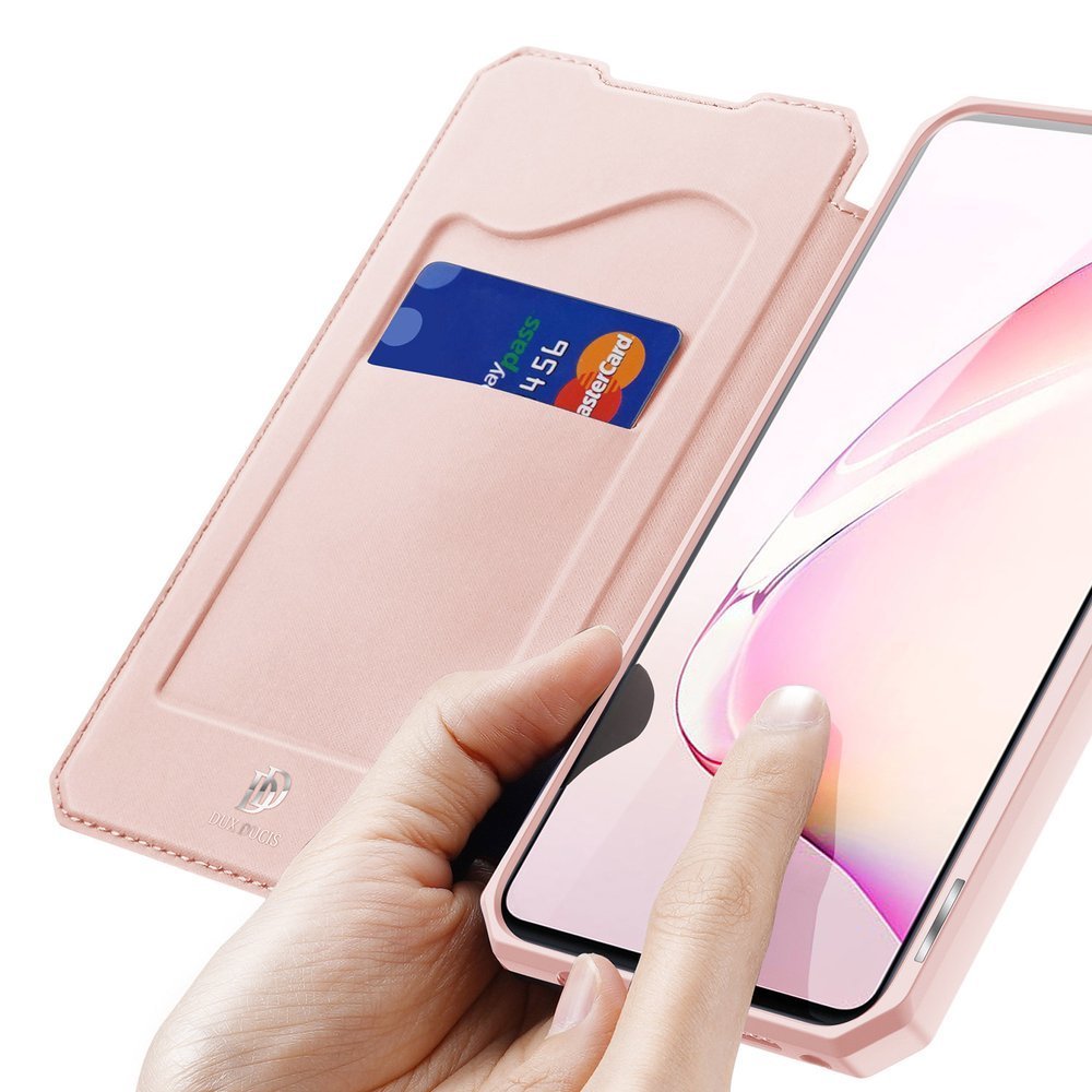 Peněženkové pouzdro Dux Ducis Skin X růžové – Samsung Galaxy Note 10 Lite | Levné Kryty | Levné Kryty | Levné Kryty