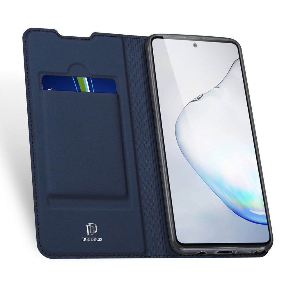Peněženkové pouzdro Dux Ducis Skin Pro modré – Samsung Galaxy Note 10 Lite | Levné Kryty | Levné Kryty | Levné Kryty