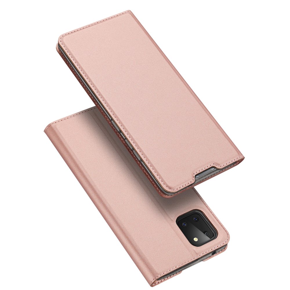 Peněženkové pouzdro Dux Ducis Skin Pro růžové – Samsung Galaxy Note 10 Lite | Levné Kryty | Levné Kryty | Levné Kryty