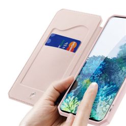 Peněženkové pouzdro Dux Ducis Skin X růžové – Samsung Galaxy S20 | Levné Kryty | Levné Kryty | Levné Kryty