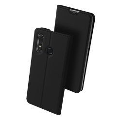 Peněženkové pouzdro Dux Ducis Skin Pro černé – Huawei P30 Lite | Levné Kryty | Levné Kryty | Levné Kryty