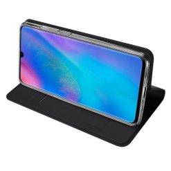 Peněženkové pouzdro Dux Ducis Skin Pro černé – Huawei P30 Lite | Levné Kryty | Levné Kryty | Levné Kryty
