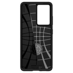 Zadní kryt Spigen Rugged Armor černý – Samsung Galaxy S21 Ultra | Levné Kryty | Levné Kryty | Levné Kryty