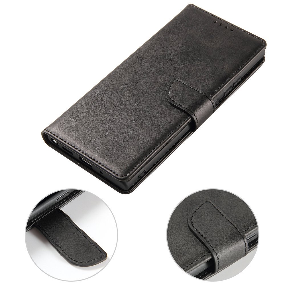 Peněženkové pouzdro Elegant Magnet Case černé – Samsung Galaxy Note 20 Ultra | Levné Kryty | Levné Kryty | Levné Kryty